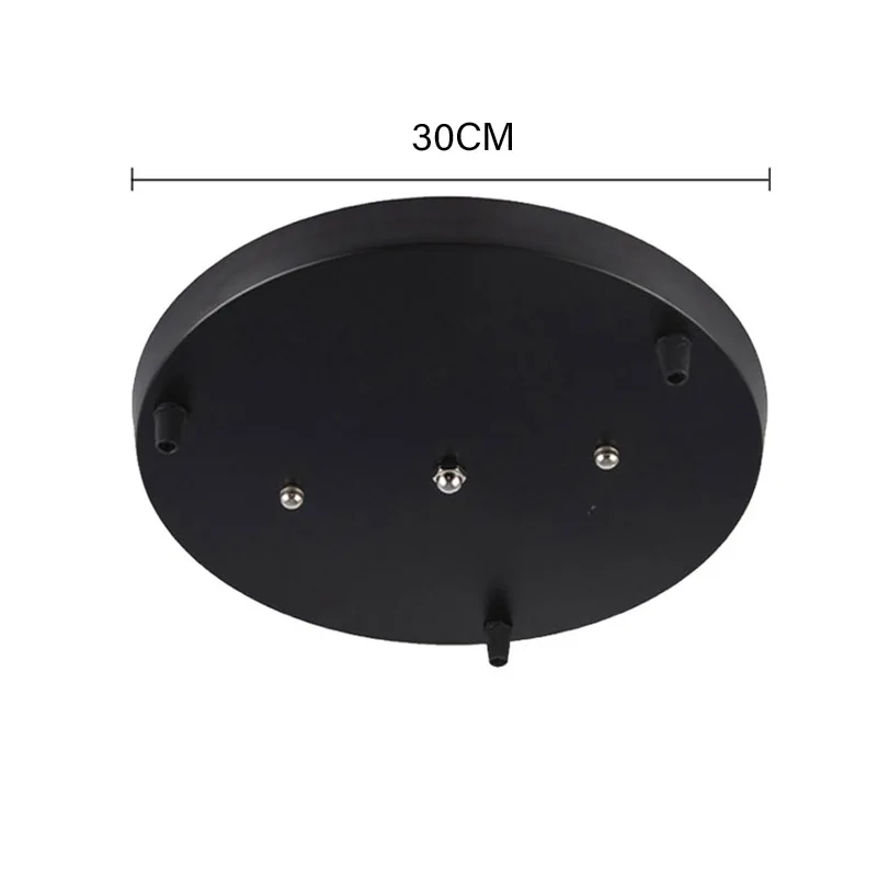 Peandant Base Light Ceiling Lamp 50cm 80cm 100cm Black White Base