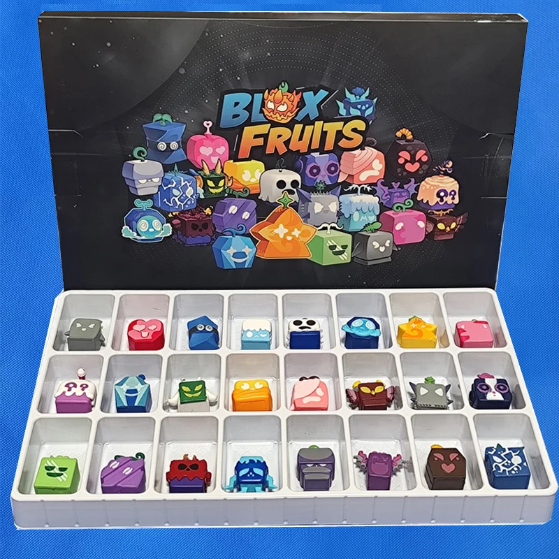 

Blox Fruits Game Character Figure Models Desktop Ornaments Toys Gift PVC Devil Fruit Brooks Fruit Toy Children's Birthday Gifts