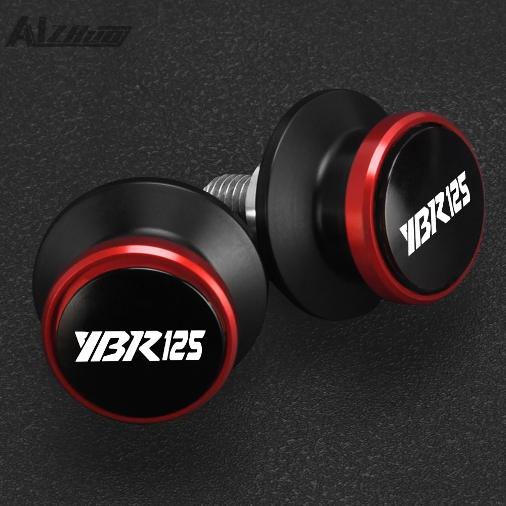 FOR YAMAHA YBR125 2005 2006 2007 2008 2009 2010 2011 2012 2013 2014 Motorcycles 6MM Swingarm Spools Rear Stand Screws Sliders