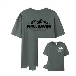 Fjall Forever Nature Badge Raven Shirt T-shirt Pop Trend Splicing Best Seller man's T-shirt