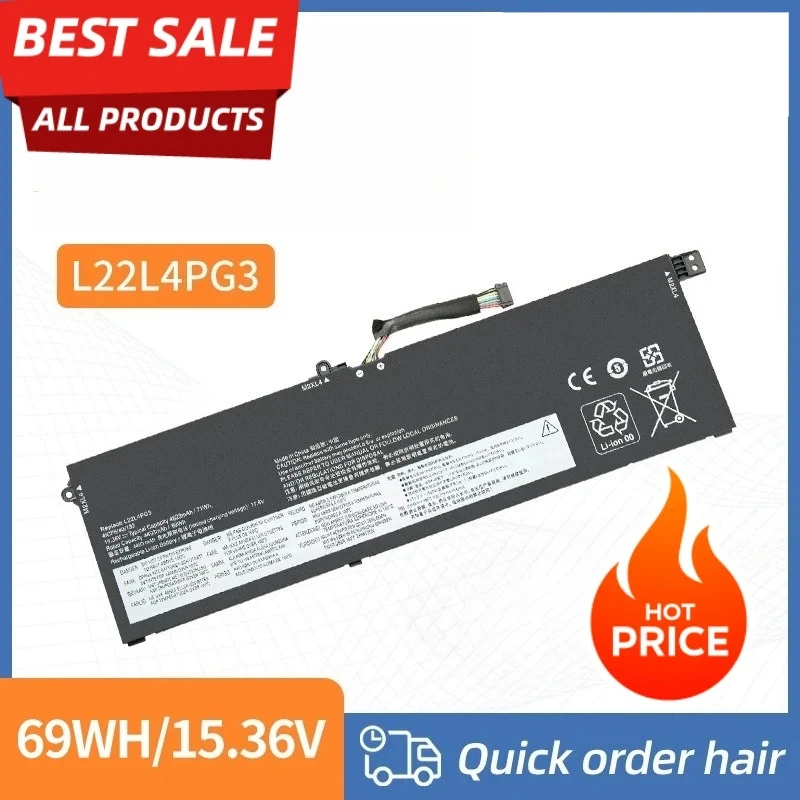 

L22L4PG3 Laptop Battery For Lenovo ThinkBook 16+ 2023 Ryzen Edition AMD R7-7840H L22M4PG3 L22B4PG3 L22C4PG3 5B11N45410