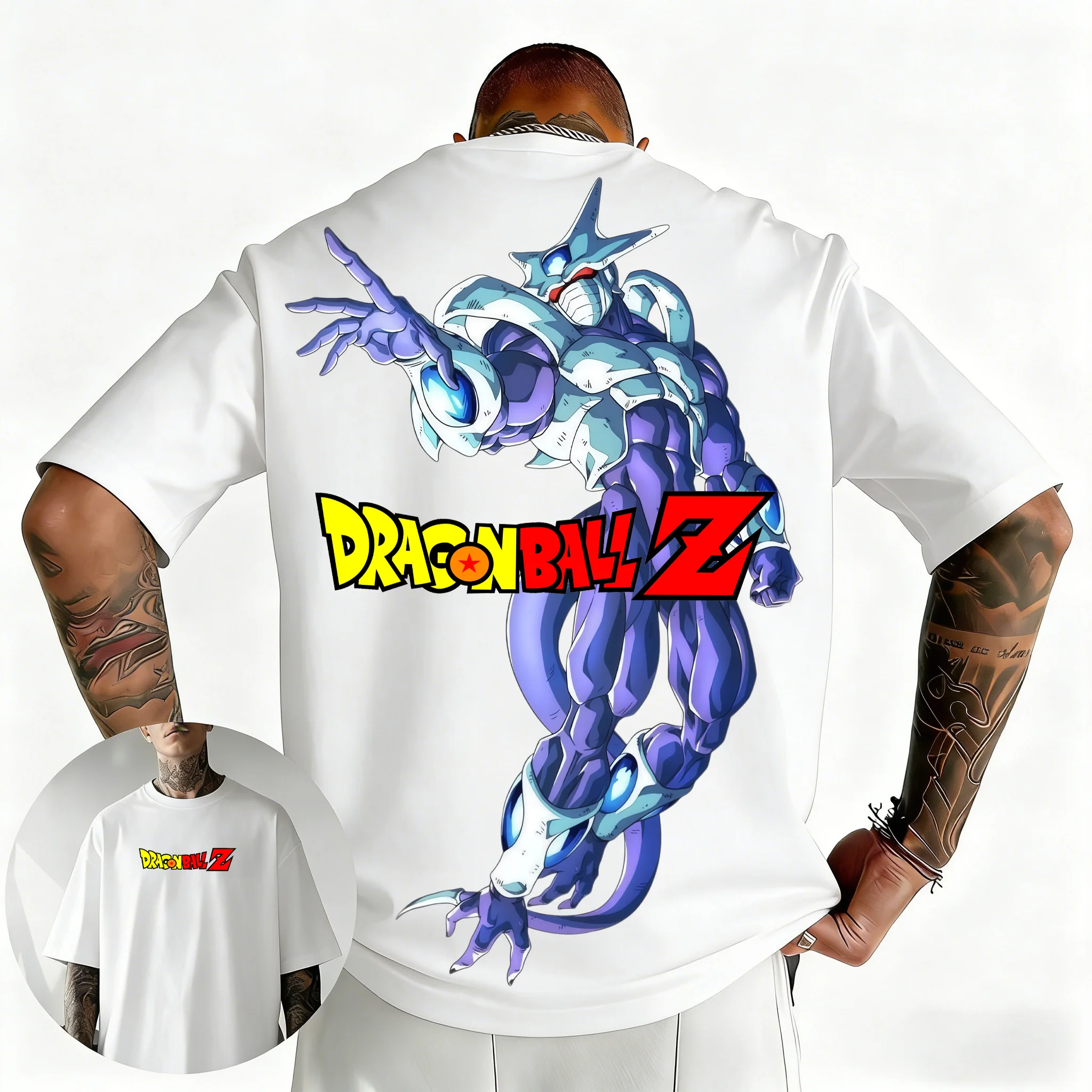 Anime Dragon Ball Z Cooler Frieza Brother Printed T-shirt Men's and Women's T-shirt Men's Top Sports T-shirt Men's T-shirt 2026