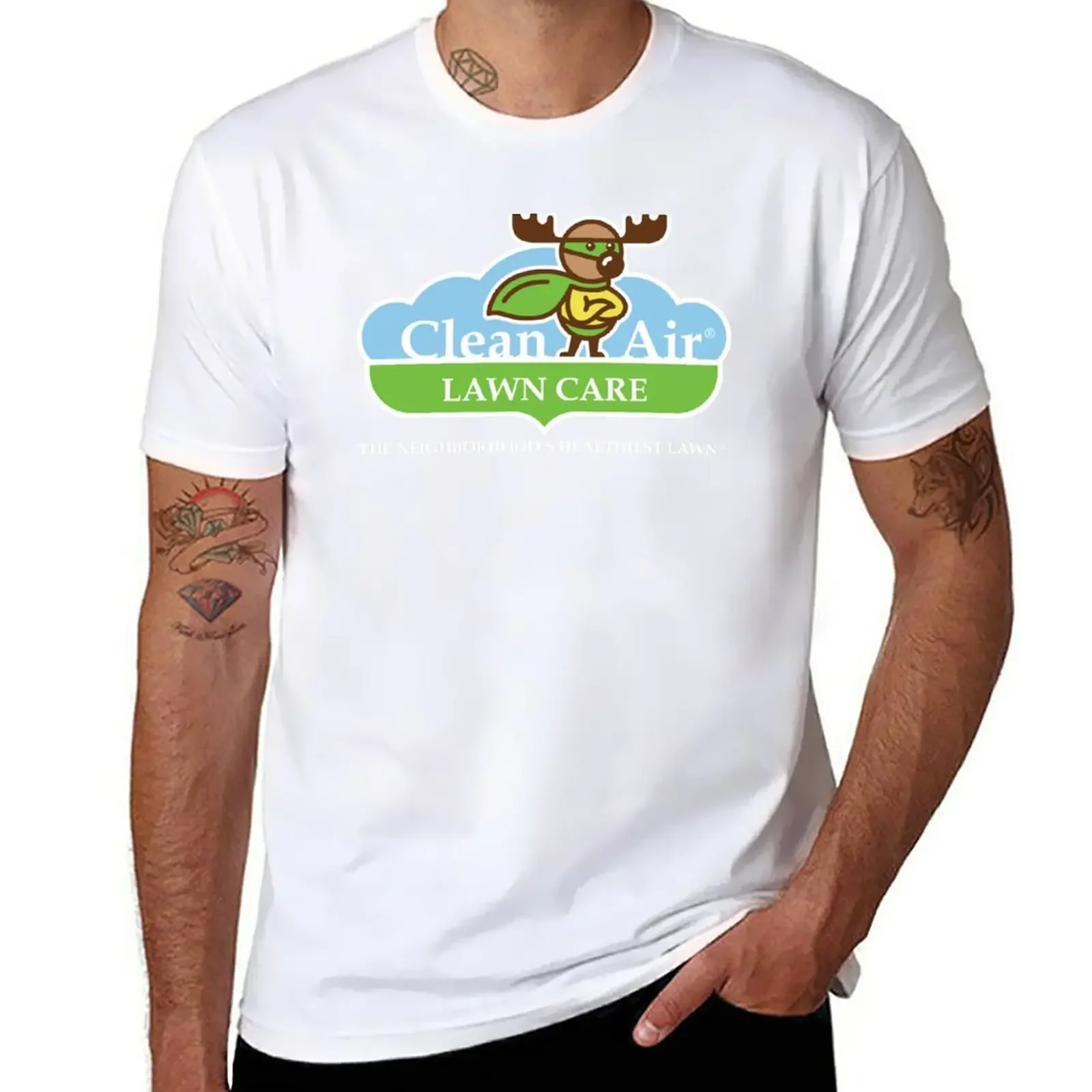 Basic Clean Air Lawn Care Merch T-Shirt quick drying sports fans anime clothes mens tall t shirts