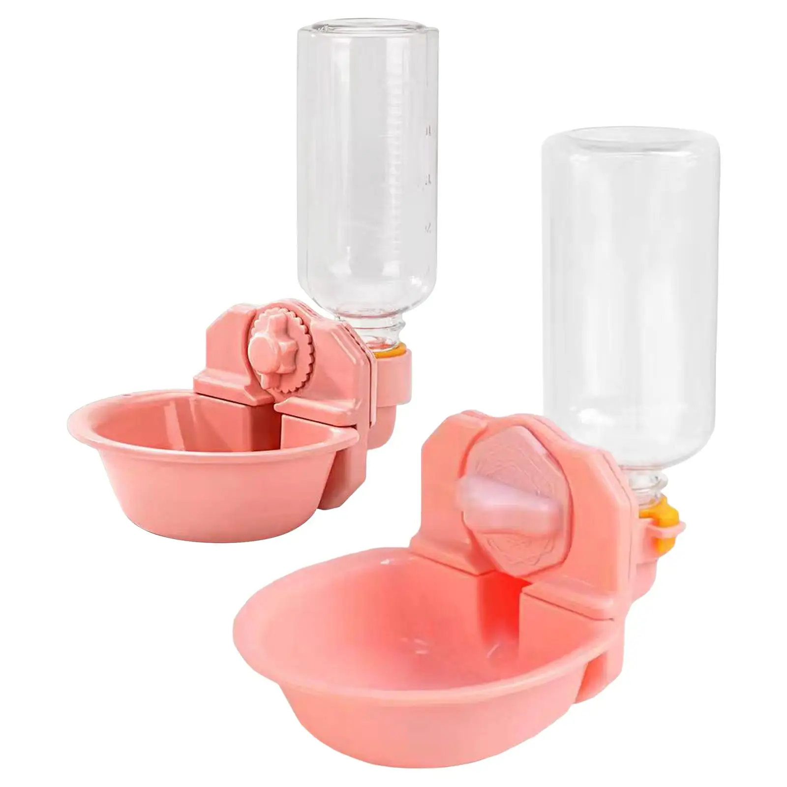 Pet Drinker Bottle Pet Supplies Kennel Cage Anti Overflow Drinking Fountain Water Dispenser Water Fountain for Crate Rabbit Cats