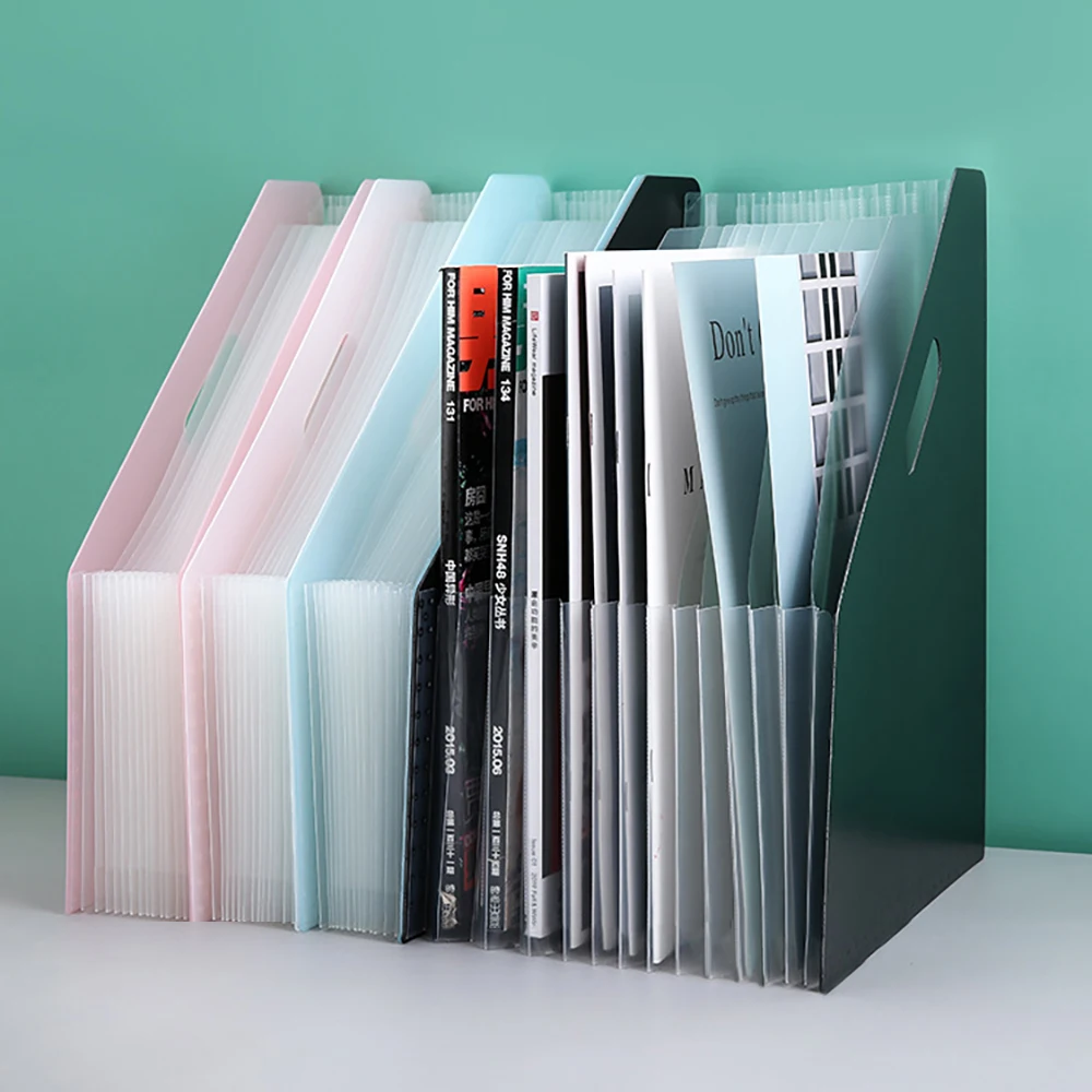 A4 vertical 13 layer folder, expandable multiple layers, suitable for organizing student exam materials and office file storage