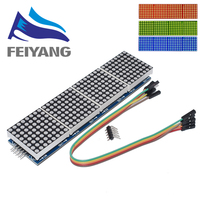 MAX7219 dot matrix module microcontroller module 4 in one display