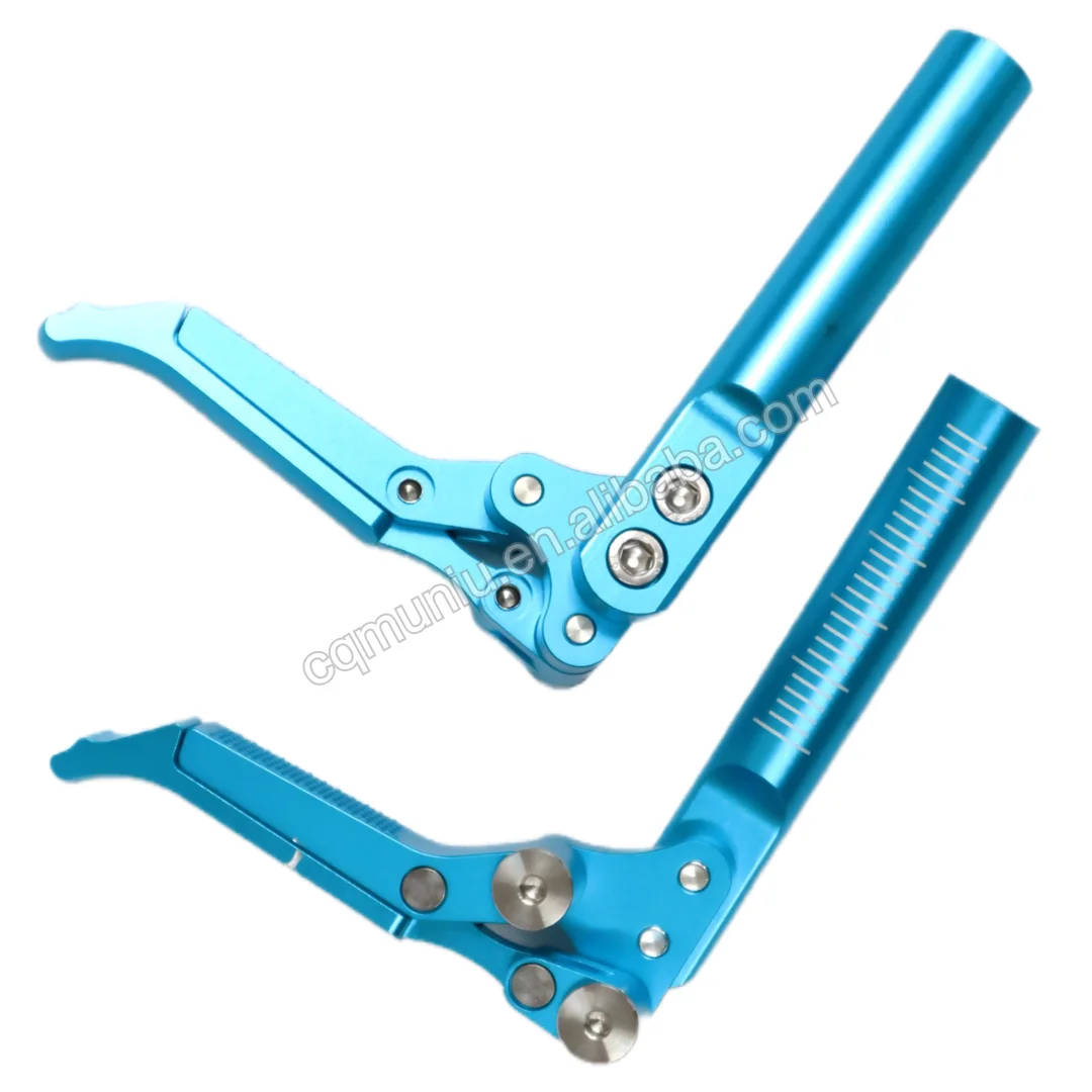 Anodized Aluminum Sport Wheelchair Hand Brake Spare Part Replacement Hardware Red Black Blue for Mobility Wheelchair