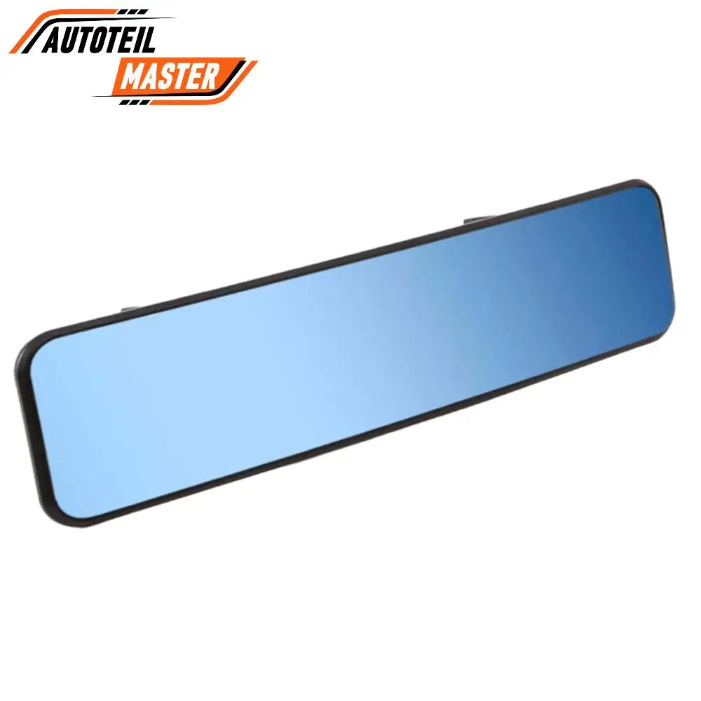 Wider vision Blind Zone Mirror[Anti-Glare Model Blue Mirror] Clear Mirror Effect Curved Rearview Mirror Super Strong Suction