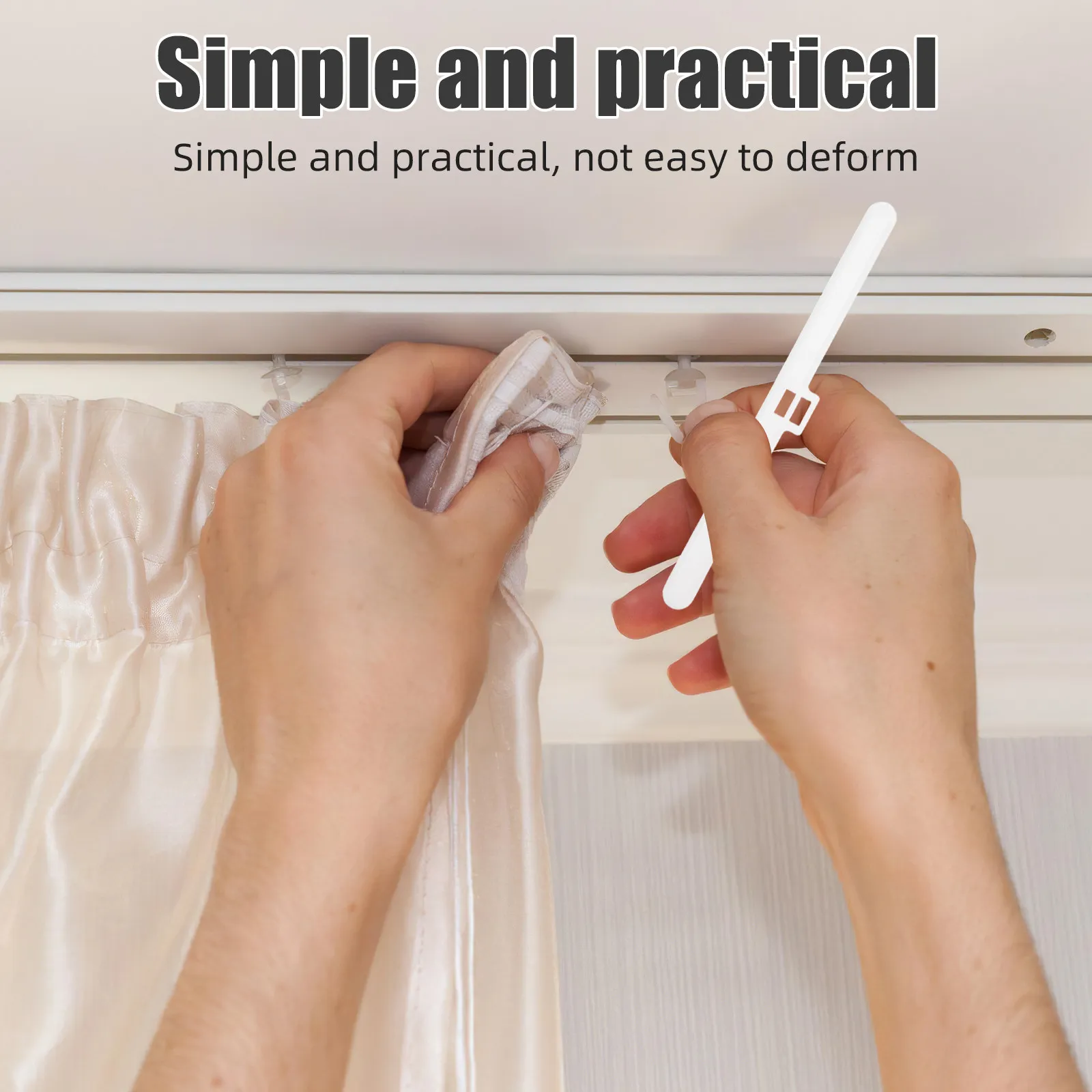 20Pcs Vertical Blind Slat Holders Plastic Replacement Slats Window Blind Repair Accessory for Home Office Window Blinds Parts