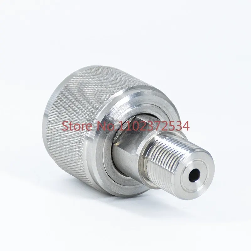 Pressure calibrator, calibration bench, calibration pump, quick coupling nut, instrument, flexible quick coupling thread