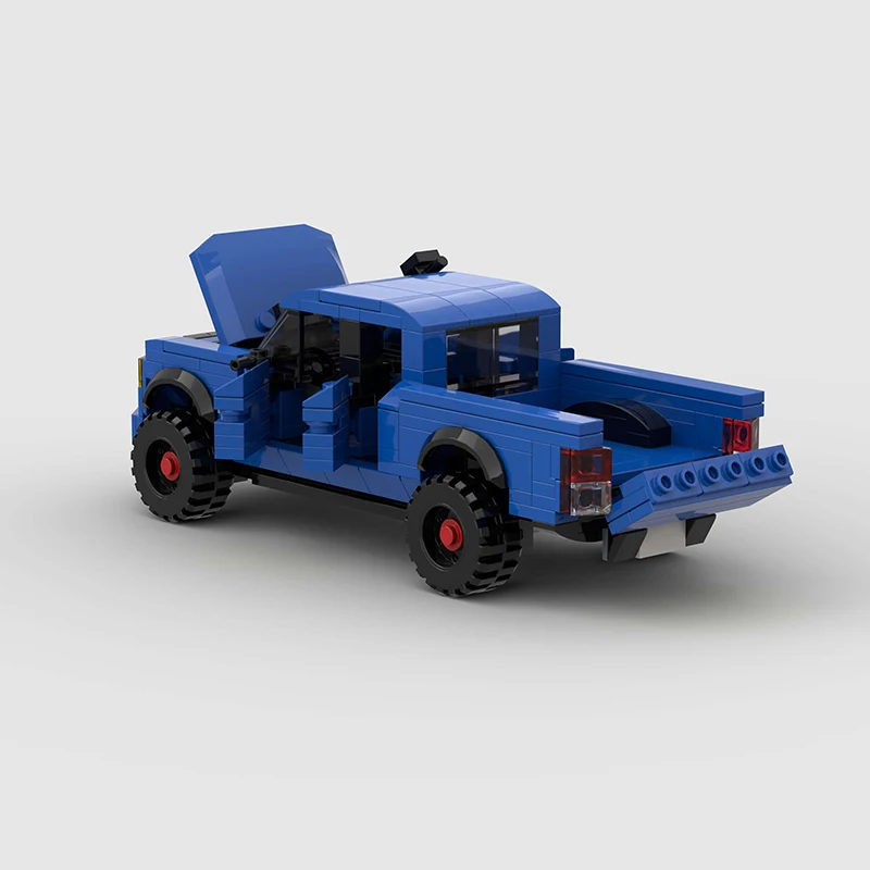 MOC Pickup Truck Rennwagen Stadt Sport SUV Bausteine Ziegel Racer Geländewagen Technik Kinderspielzeug