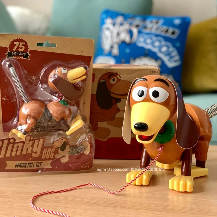 Stretch Slinky Dog Pixar Action Figures Toys Sheepherder Slinky Dog Woody Anime Figure Dolls Gift for Kids