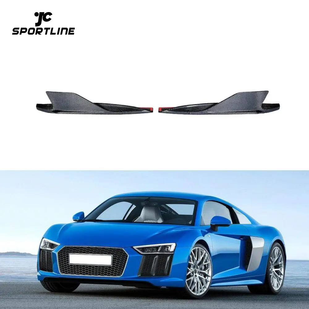 

for Audi R8 Carbon Fiber Side Bumper Fins 2-Door 2016-2018