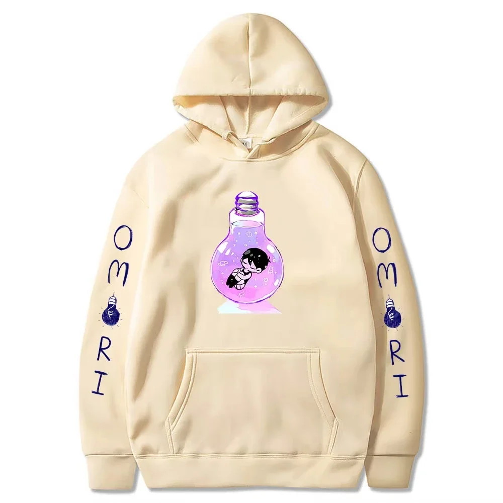 2025 Omori Sunny Basil Hero Mari Kel Kawaii هوديس Harajuku بلوزات جيب موضة البلوفرات ملابس كبيرة سوداديراس لـ Al