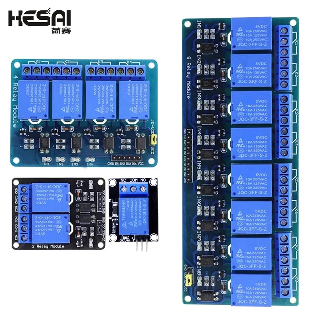 5V 12V1 2 4 6 8 Channel Relay Module With Optocoupler Relay Output 1 2 4 6 8 Way Relay ModuleApplicable to various diy suites