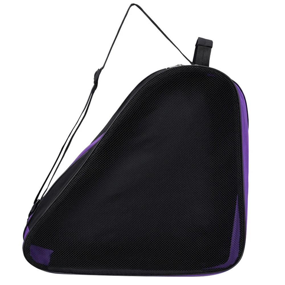 Borsa per pattini a rotelle Borsa per scarponi da neve da sci Tracolla regolabile Borsa a tracolla per pattinaggio su ghiaccio Tessuto Oxford Multi-scomparti per gli sport sci