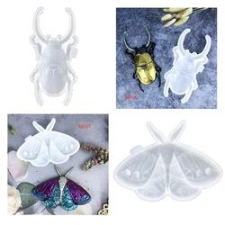 Silicone Moth Molds Wall Hanging Moulds Moth Silicone Pendant Molds Silicone Texture Crafting Moulds for Crafting