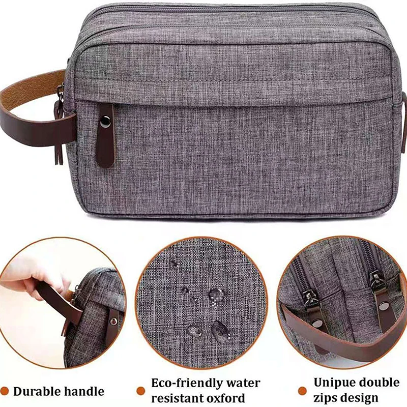 Bolsa de maquillaje de alta calidad para hombre y mujer, estuches de almacenamiento de viaje colgantes, organizador de artículos de tocador, bolsos de maquillaje impermeables, lavado femenino