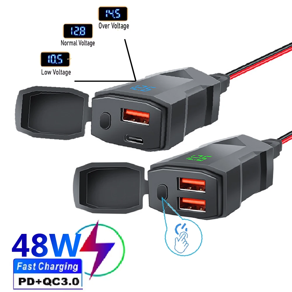 Pd QC3.0 Motorcycle…