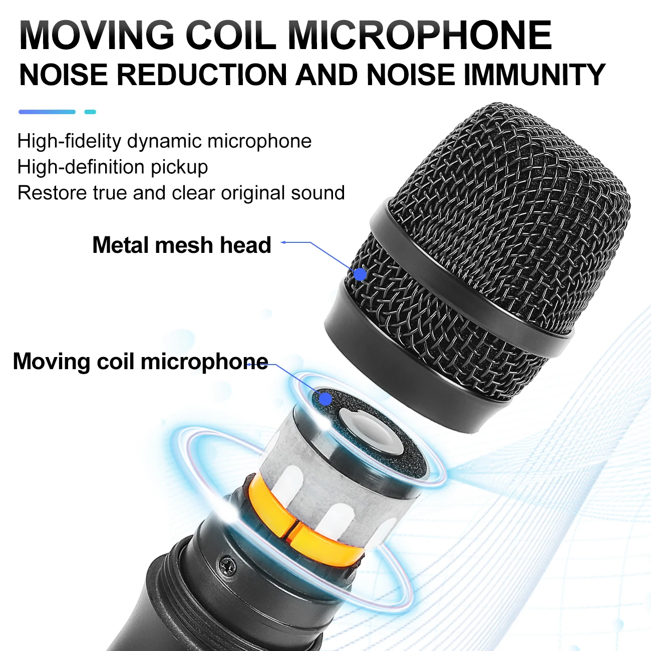 Biner DR2800 Professional One Drag Four Wireless Microphone U Section Handheld Video Conference for Stage Microphone Teacher