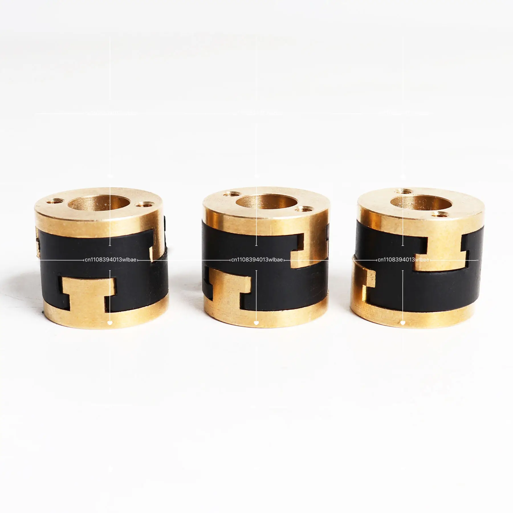 V-CORE 3.1 Z-axis Coupling 3d Printer Screw Coupling Brass 3 Pcs