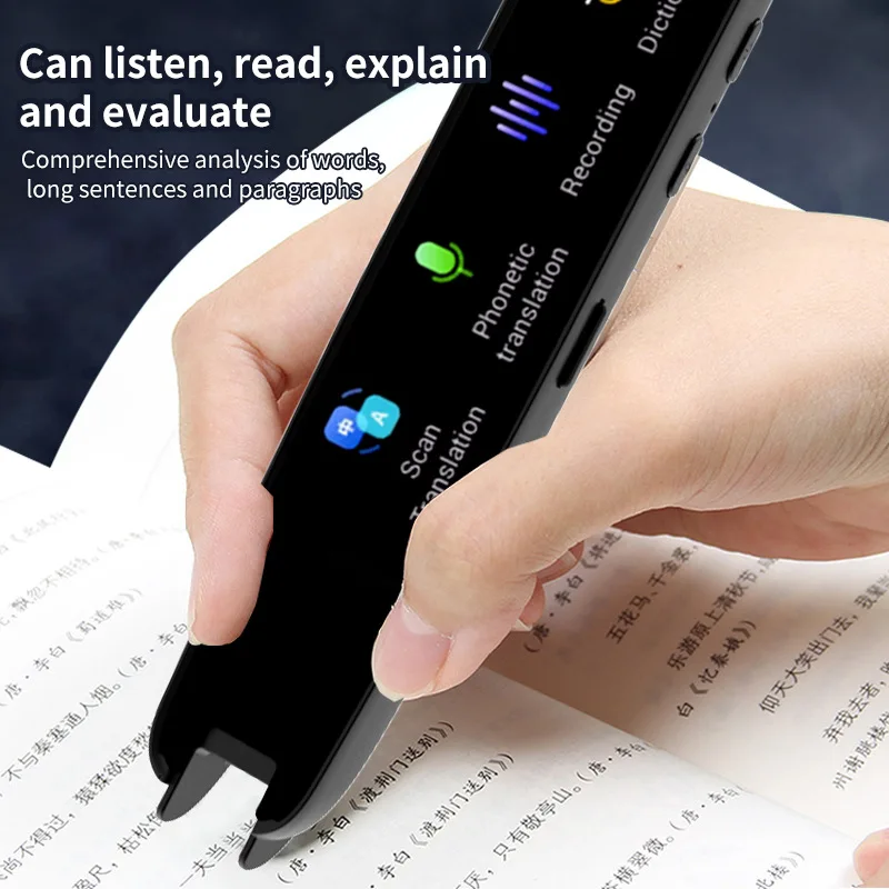 Students intelligent offline multi-functional scanning translation dictionary pen multilingual learning accurate scanning words