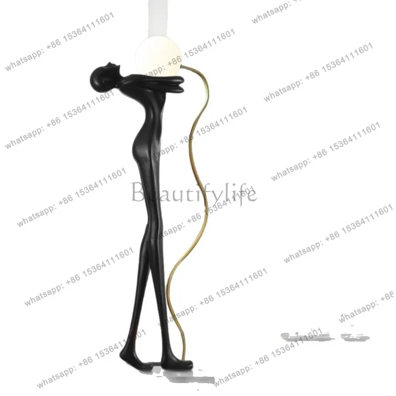 

Figure Modern Floor Sculpture Creative Exhibition Hall Art Hotel Lobby Ornament