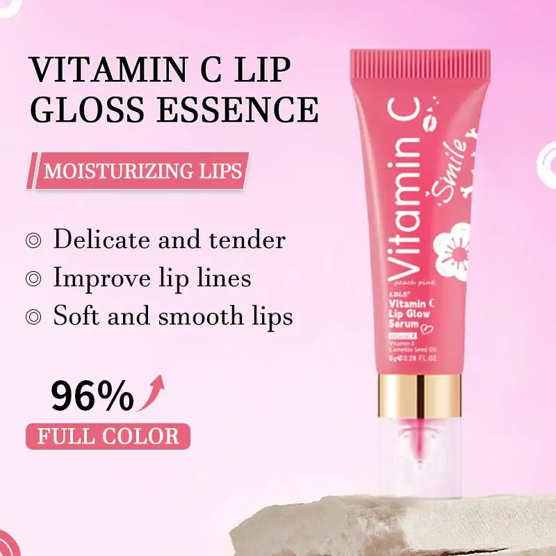Sérum repulpant pour les lèvres, vitamine C, Essence, hydratant pour les lèvres, huile de fruits, plénitude transparente, gelée repulpante