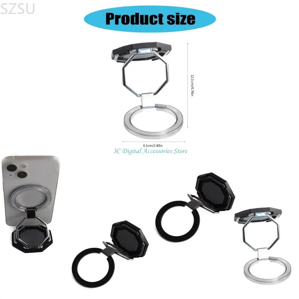 

SZSU Многофункциональный телефон Grip Metal Phone Stand Эргономичные телефонные кольца Регулируемые обновления магнитного для