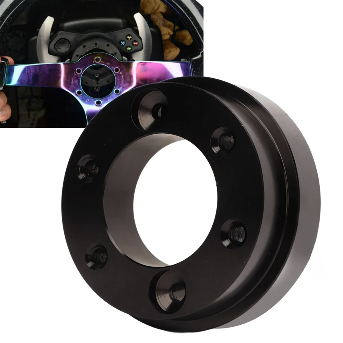 

Popular_Aluminum 70MM Steering Wheel Adapter for Logitech G29 G920 13/14inch