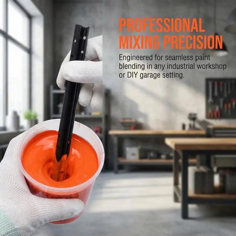 10Pcs 20cm Plastic Paint Mixing Sticks For Color Plaster Handheld Stirring Rods DIY Construction for Wall Painting and Pottery
