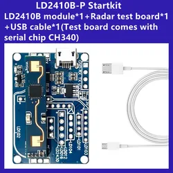 Original HLK-LD2410B FMCW 24GHz Smart Human Presence Sensing Radar Bluetooth-compatible Heartbeat Detection Sensor Module