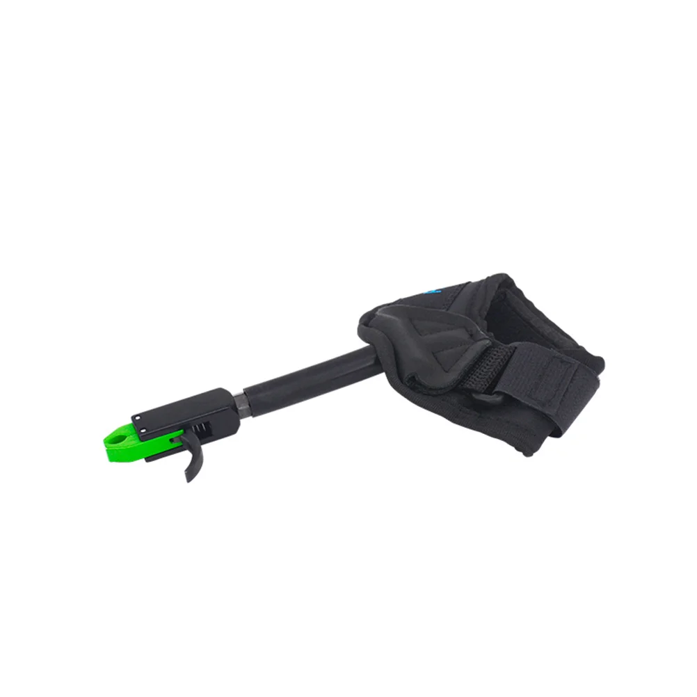 

Caliper Release Aid 360 Degree Swivel Head Auto Closure Adjustable Wrist Strap Green for Adult Youth Compound Bow Hunting