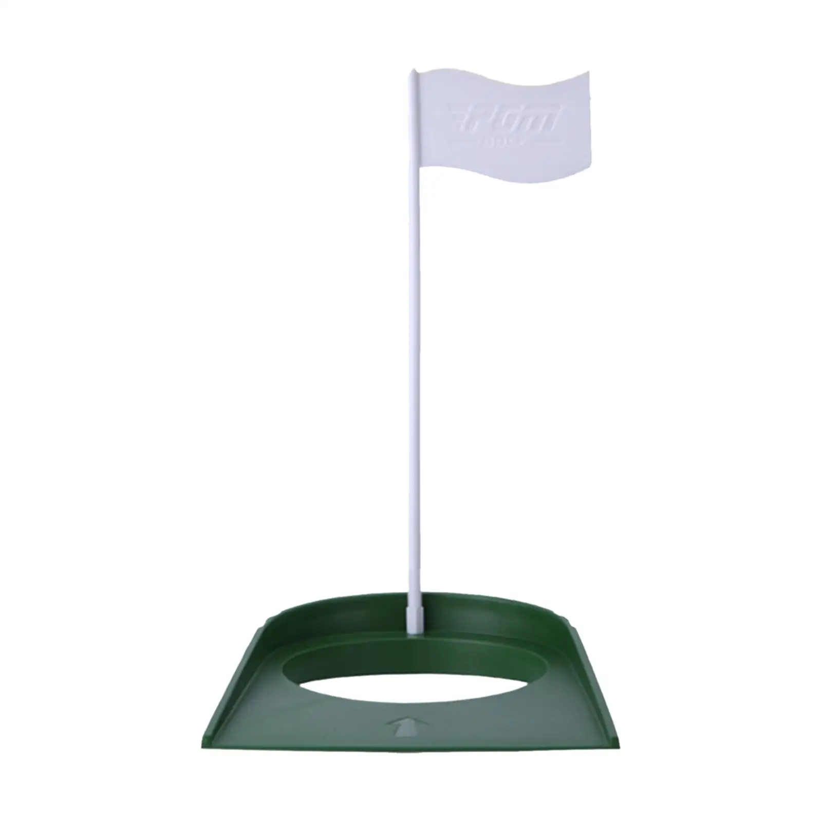 Golf Flag Hole Cup Portable TPE ABS Putting Cup Practice Training Accessories for Backyard Golf Chipping Game