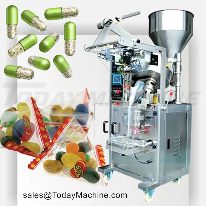 automatic ice hard candy icing sugar vitamin gummy chocolate  candy small packing machines