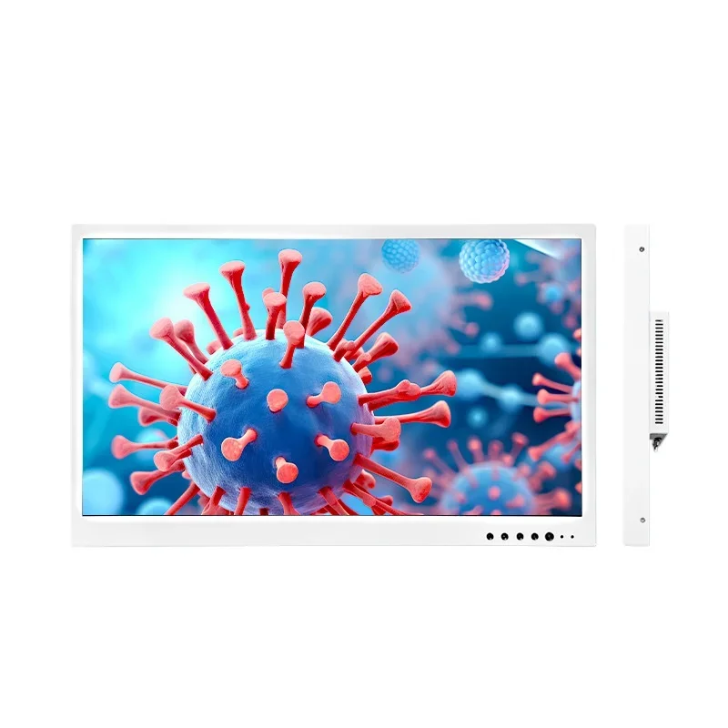 Display industrial medical display high definition 1080P monitoring display white shell