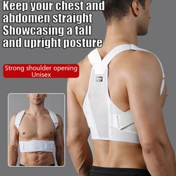 Fully Adjustable Breathable Fixation Strap Straightener Upper Spine Support Men Women BackBack Brace Posture Corrector