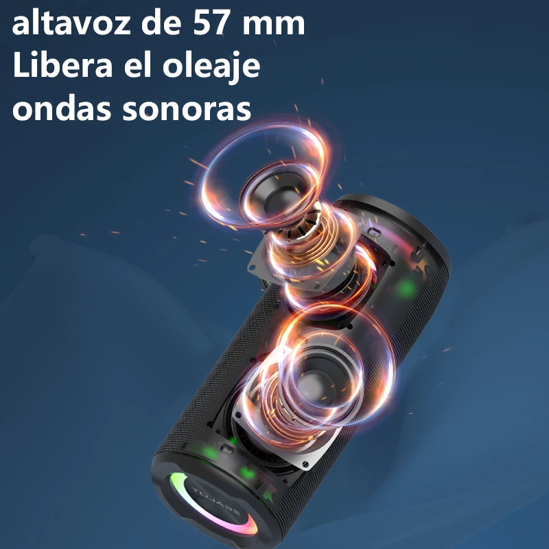 Altavoces inalámbricos ZEALOT S51 Pro de 40 W, altavoz de