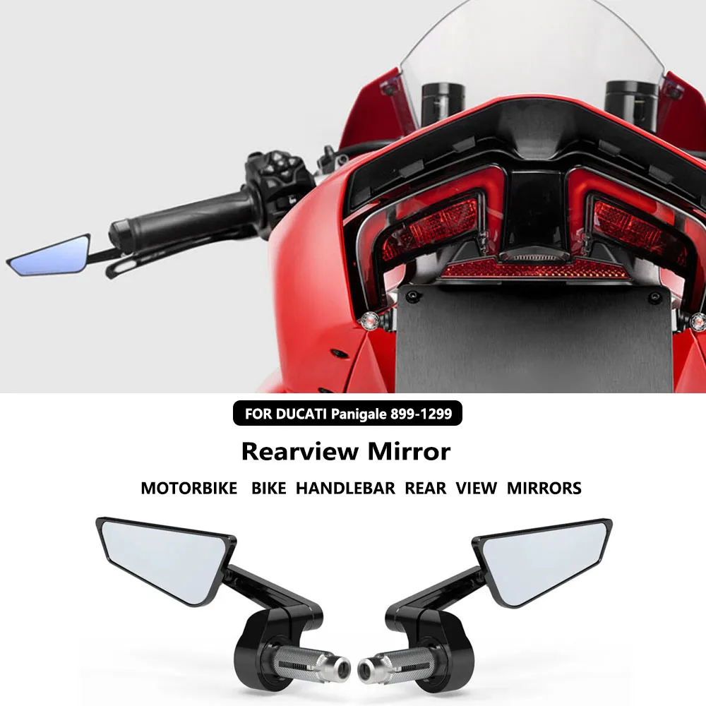 

Motorcycle Handlebar End Mirror For DUCATI Panigale 899 Panigale 959 Panigale 1199 Panigale 1299 HandleBar Rear View Side Mirror