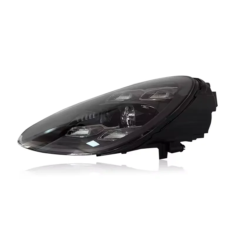 Lente transparente, accesorios para coche con láser alto, faro LED completo para Porsche Cayenne 958 11-14/15-18, modelo sin clasificación, nuevo estilo Matrix