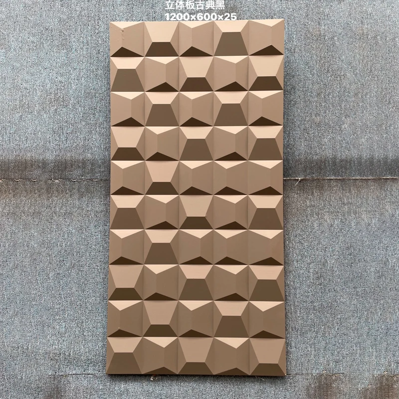 خفيفة الوزن في الهواء الطلق الزخرفية الخارجية بو جبل روك لوحة حجر البولي يوريثين 3D لوحة الحائط حجر البولي يوريثين