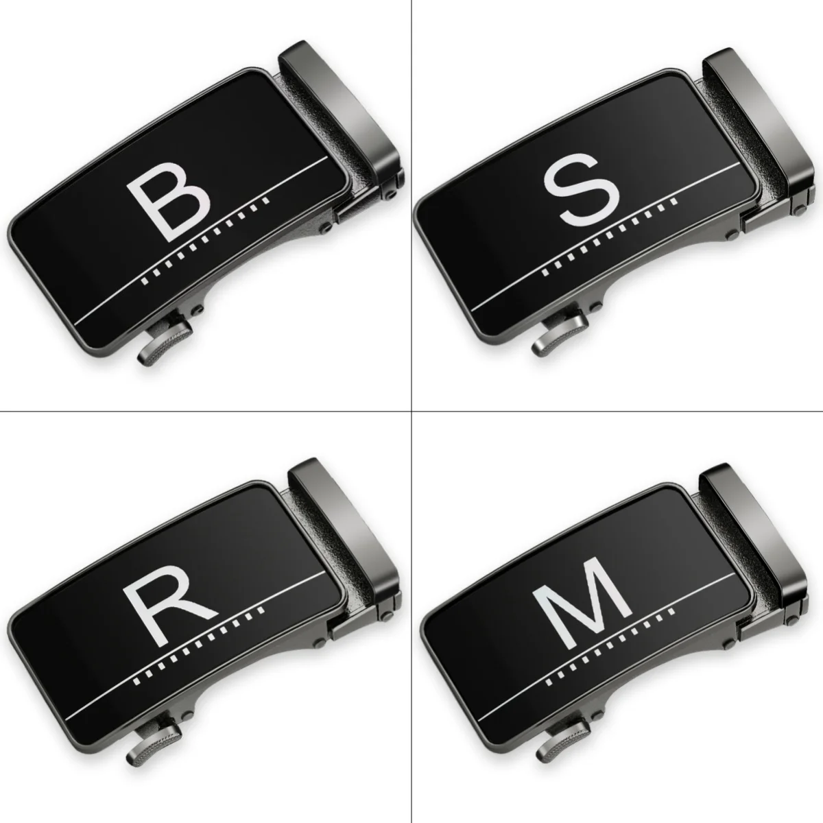 Letter alloy automatic belt buckle suitable for 3.5cm belt replacement DIY automatic buckle belt accessories Your name