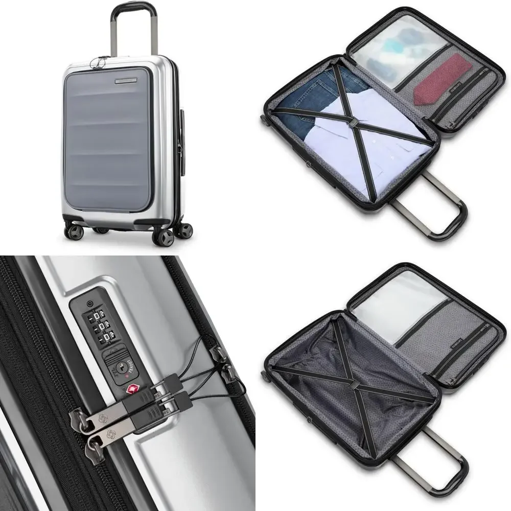 

Expandable 21-Inch Hardside Luggage with Durable Impact Resistance and 360° Aero Trac Spinner Technology for Travel Convenience