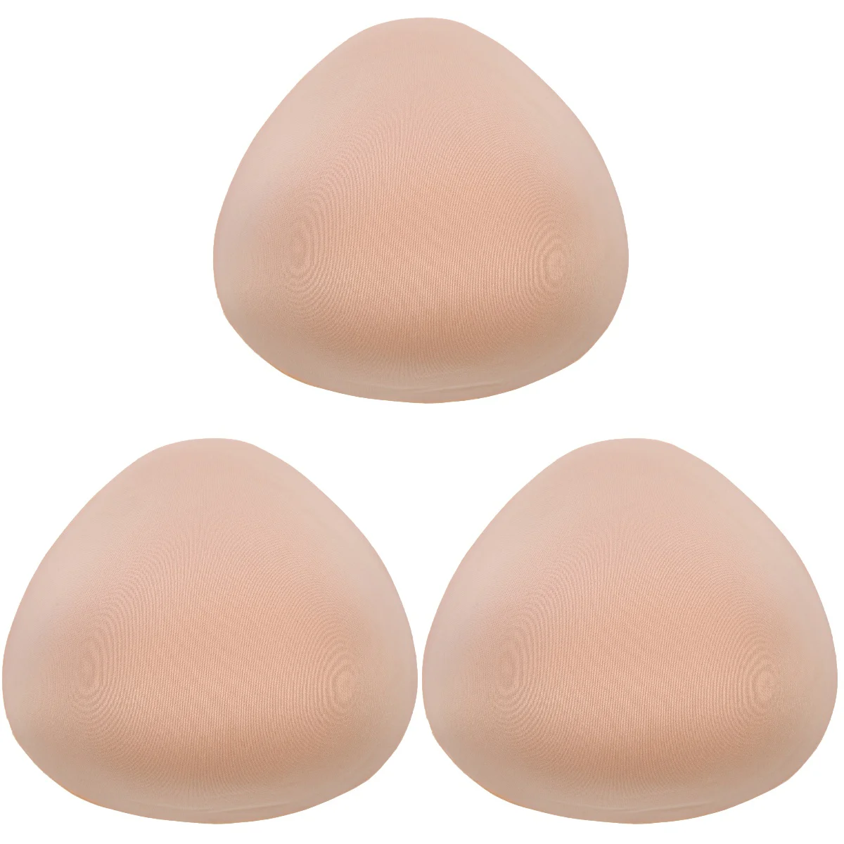 

Set of 3 Accessories Breathable Triangular Sponge Prosthetic Breast Women's Bras Triangle Pad Pads Inserts