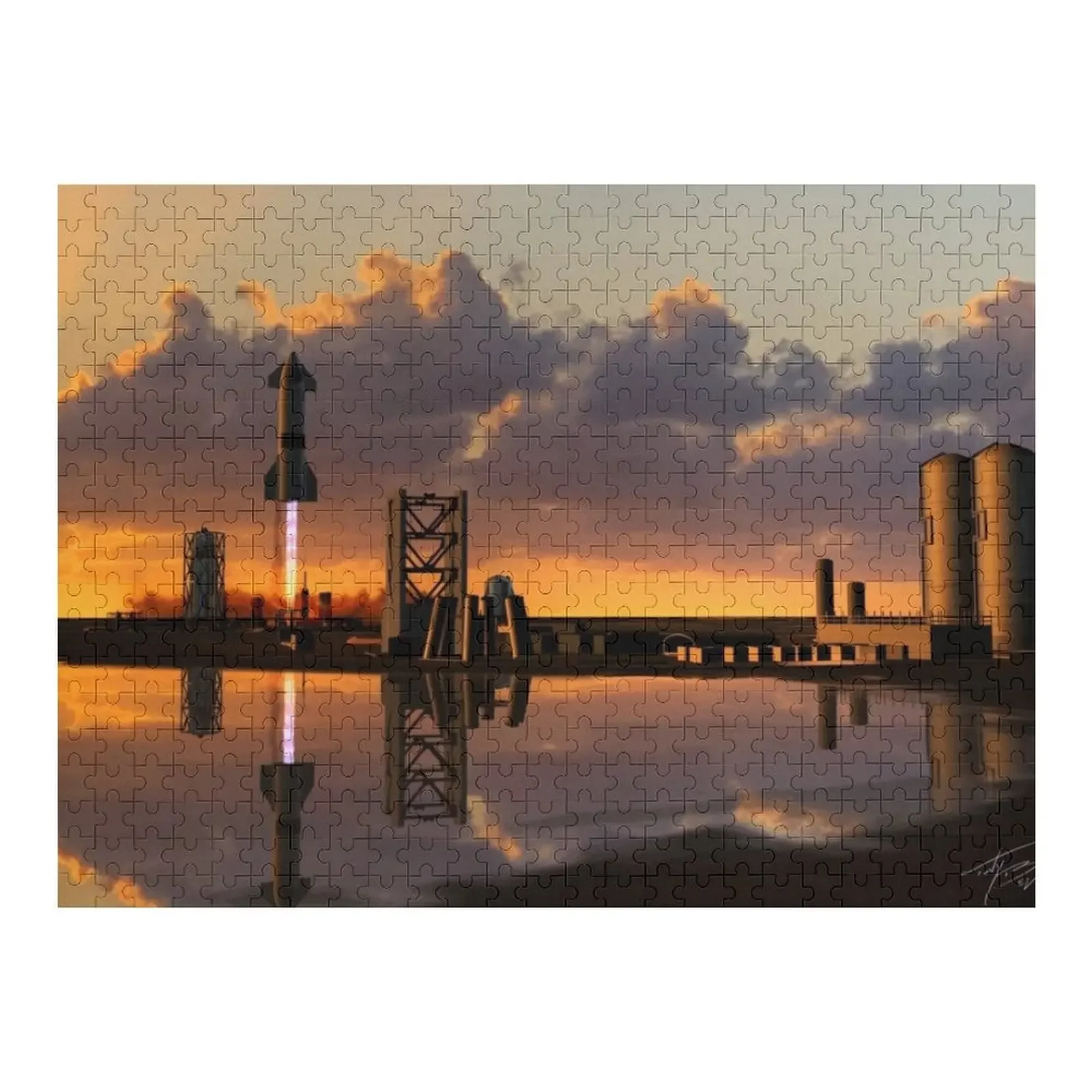

SpaceX Starship SN15 Jigsaw Puzzle Customized Photo Wood Photo Personalized Wooden Compositions For Children Works Of Art Puzzle