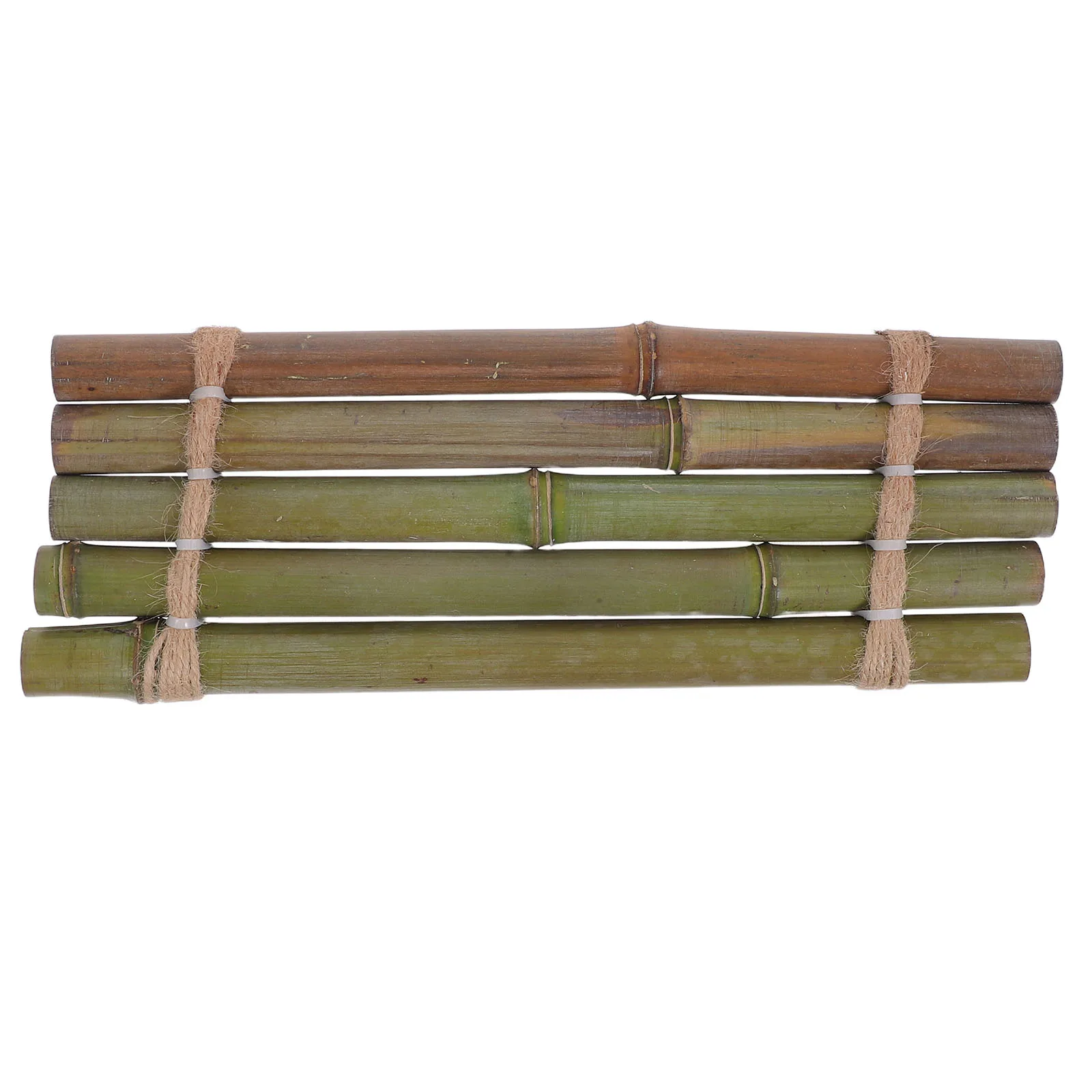 

Premium Bamboo Raft Aquarium Decor Fish Tank Diy Landscaping Sturdy Fountain Holder Lightweight Water Flow Board Realistic