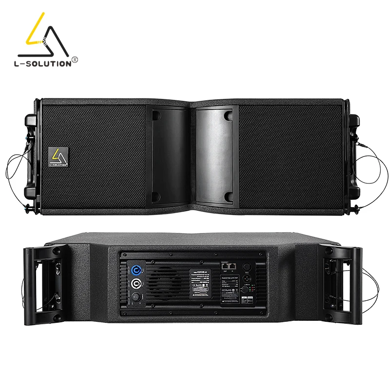 Outdoor Line Array System K208 Active Long-Throw 500W Portable Speaker for Party Events Audio Equipment