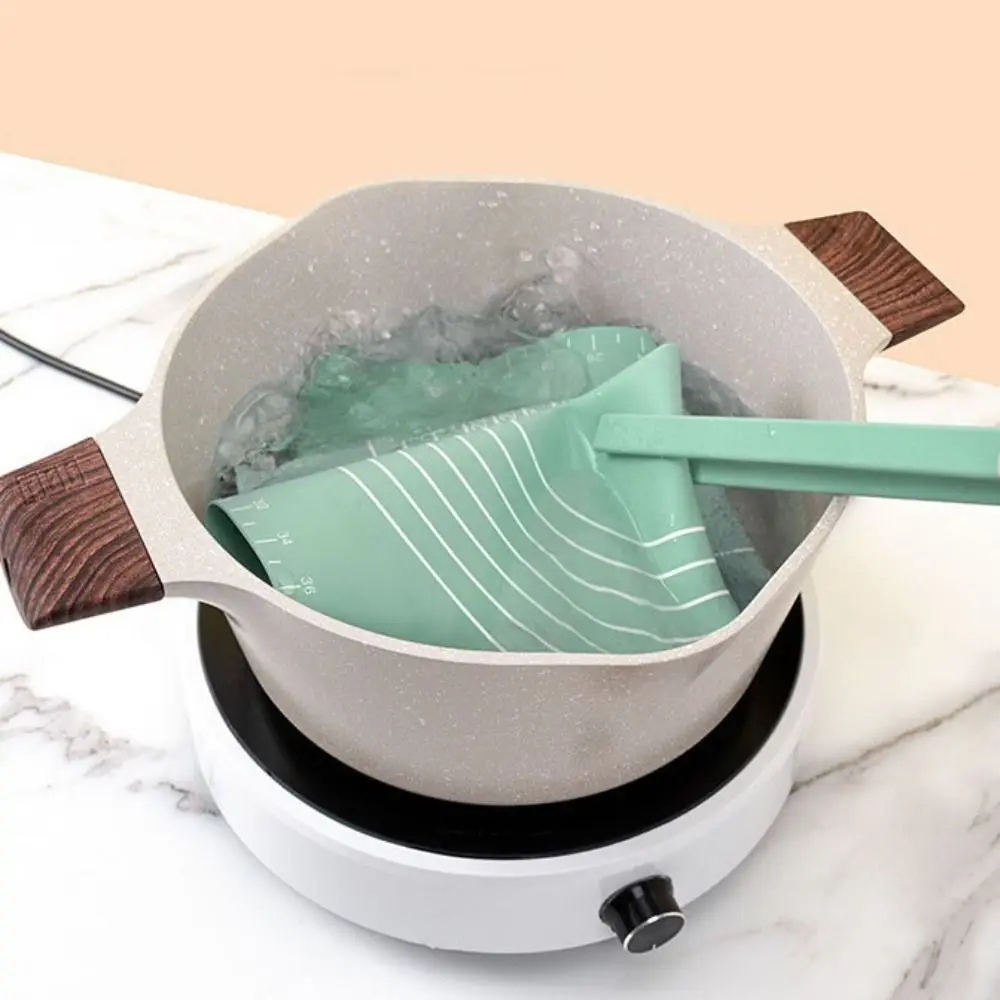 

Bakeware With Scale Silicone Kneading Pad Set Heat Resistant Non-slip Dough Rolling Mat Nonstick Large Size Baking Mat Cake