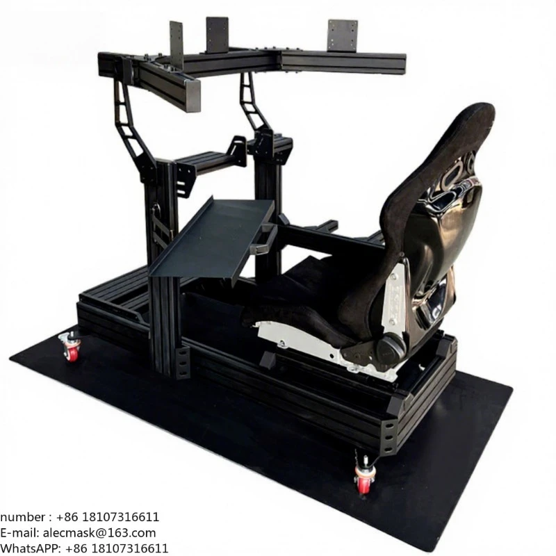 

Car game VR/AR/MR racing aluminum frame cockpit flight emulator VR rig