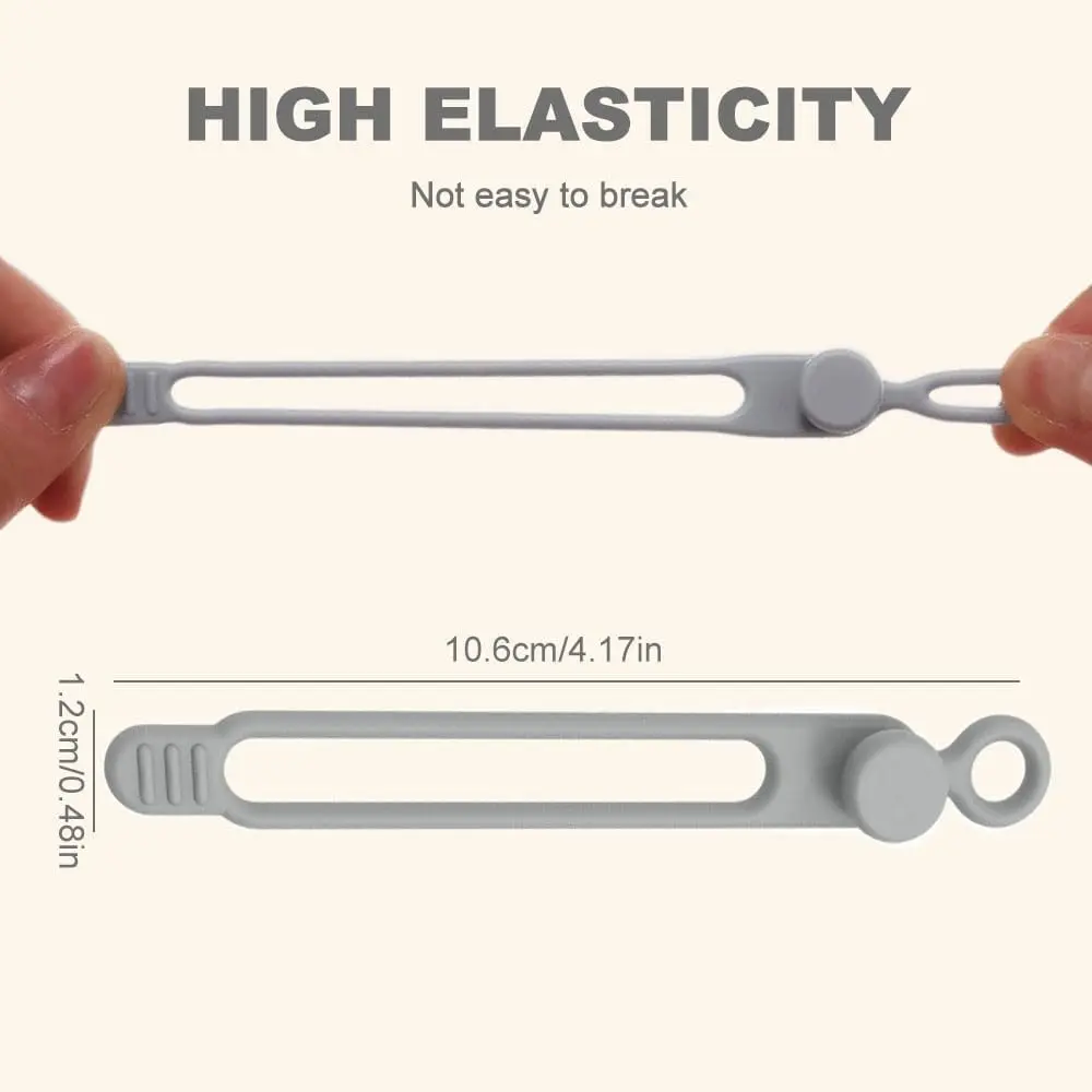Home Office and Kitchen Use, Silicone Material, No Color Specification, New Design for Cable Management